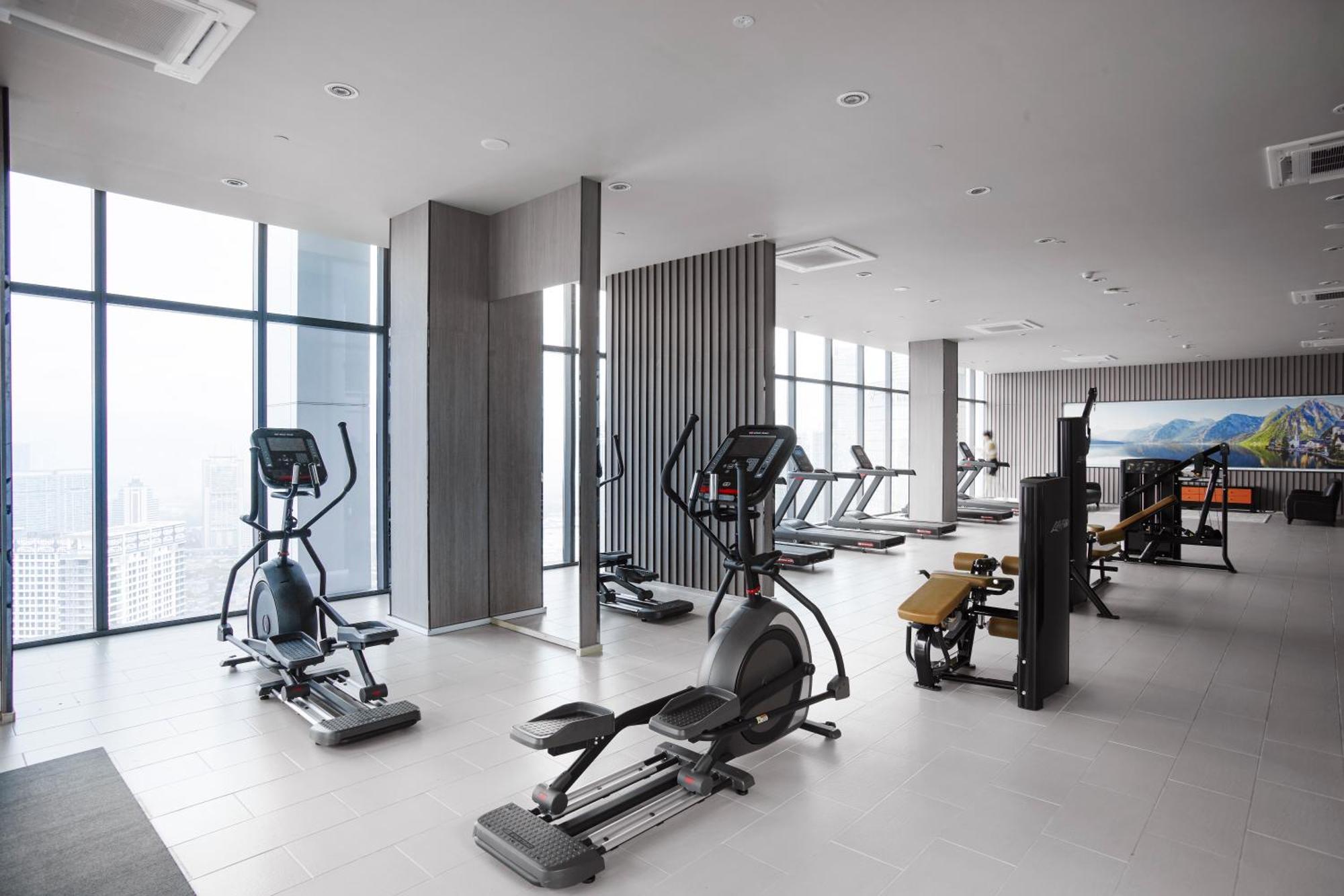 The Face Style Hotel Κουάλα Λουμπούρ Εξωτερικό φωτογραφία A gym in a condominium